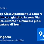 Appartement C2 Class Apartment, 2 Da Letto Con Giardino In Zona Via Veneto Distante 15 Minuti A Piedi Da Fontana Di Trevi *