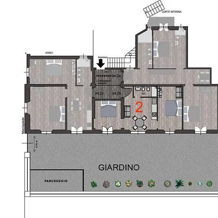 Apartamento C2 Class Apartment, 2 Da Letto Con Giardino In Zona Via Veneto Distante 15 Minuti A Piedi Da Fontana Di Trevi