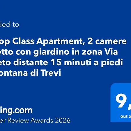 Apartamento C2 Class Apartment, 2 Da Letto Con Giardino In Zona Via Veneto Distante 15 Minuti A Piedi Da Fontana Di Trevi *